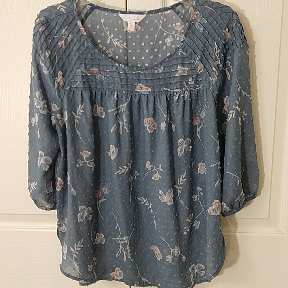 Lauren Conrad Sheer Top